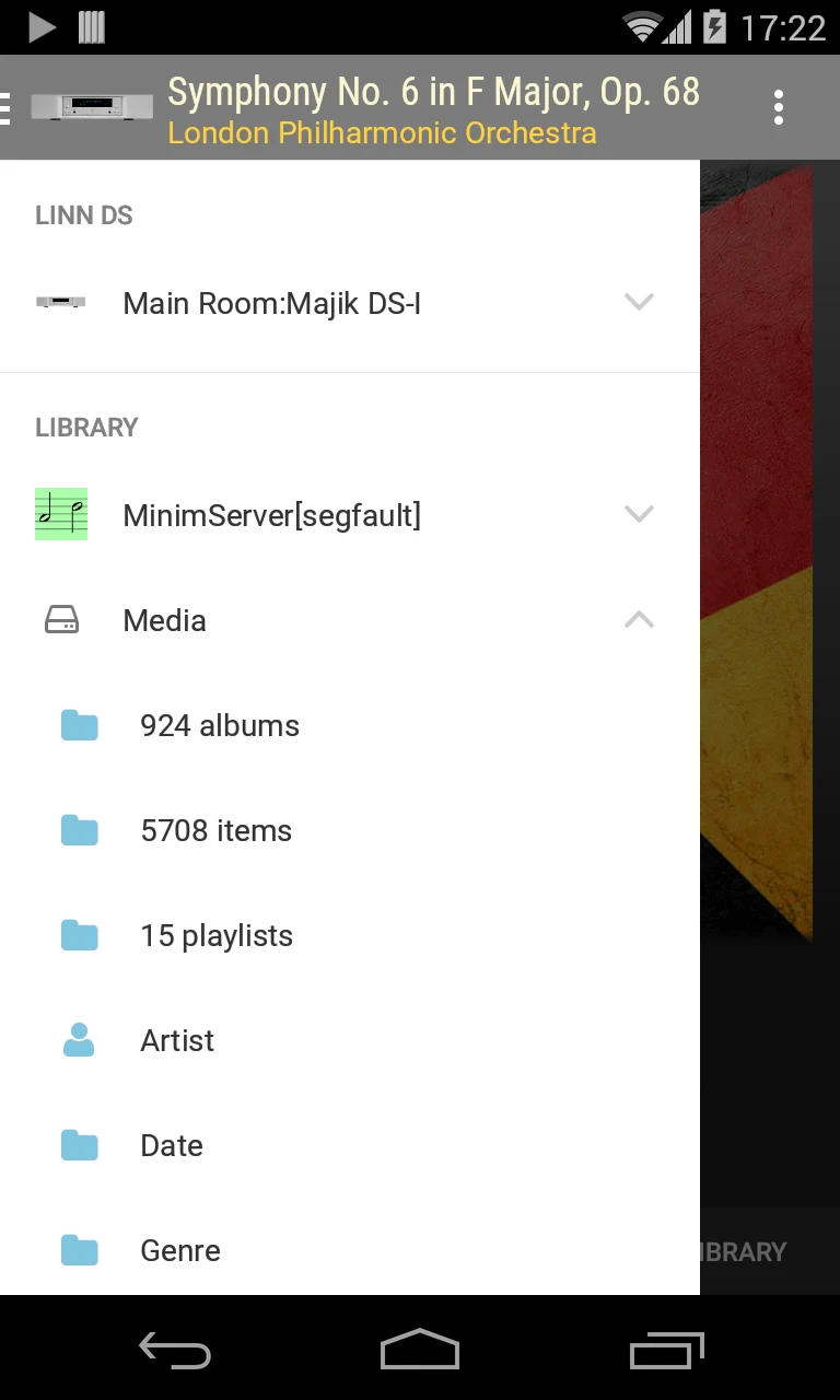 BubbleDS for Linn DS/OpenHome screenshot